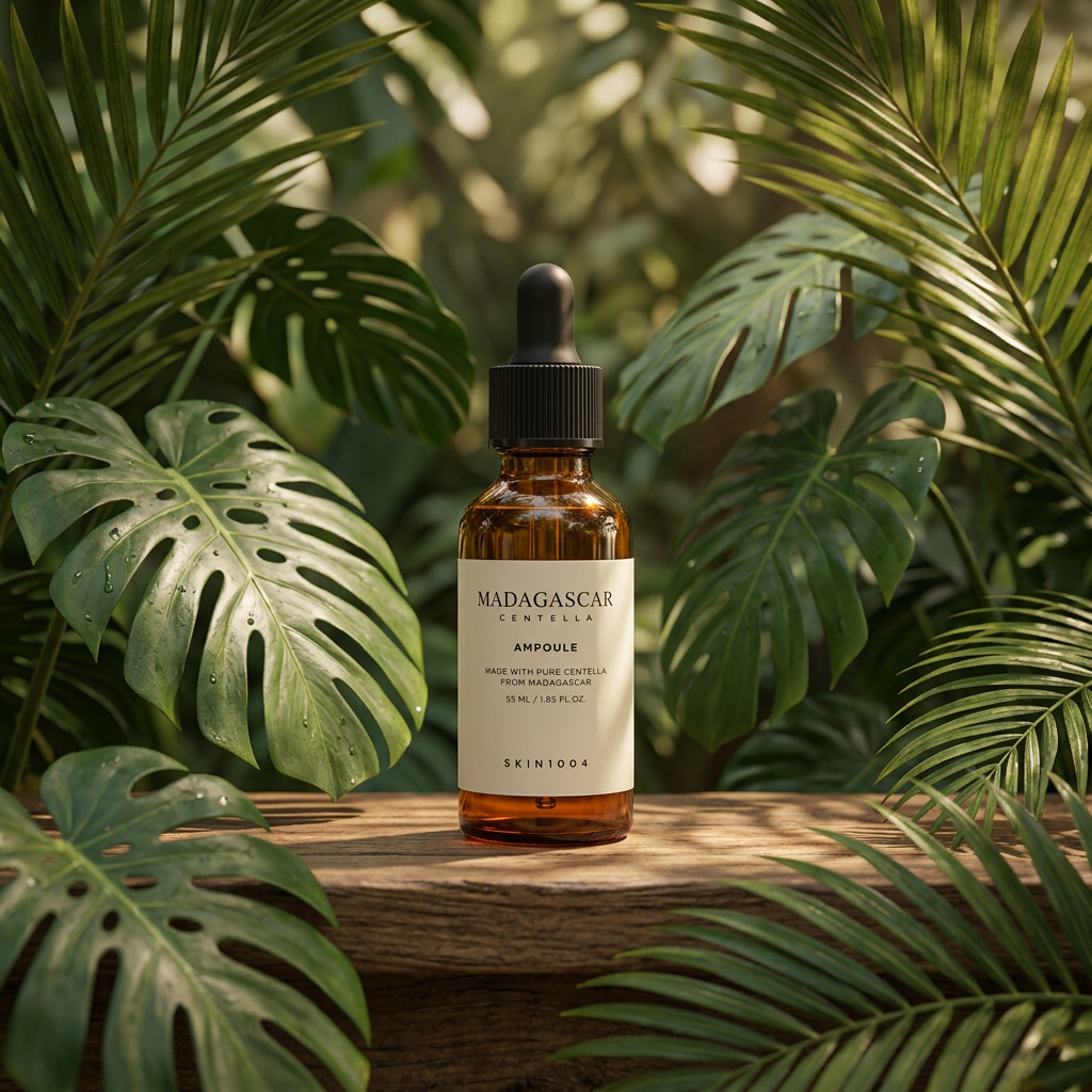 Tropical product scene example